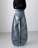 Frost Curve Wide Denim