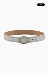 Objet oval stud belt