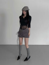 three-quarter mesh shirts (2 color)