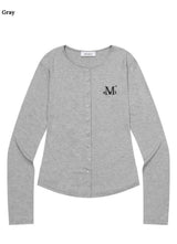 ANZスリムフィットRネックカーディガン(5Color)