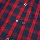 24FW BASIC LOGO CHECK QUILTING COACH JACKET RED