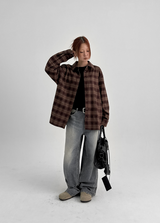 [MADE] Artini Loose Fit Check Shirt