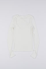 Shoulder layering long sleeve top