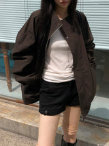 Aaron High Neck Oversized Field Jacket