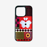 [MADE] Butterfly collage case orange