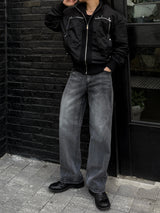 Banded ma-1 windbreaker