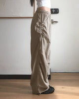 Shopper Nylon String Wide Two-Way Pants