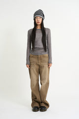 Serf wool tencel long sleeve