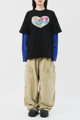 (W) Deco Striped Top (2color)