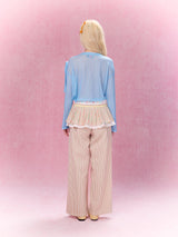 Best Day Ever Sheer Top (Blue)