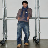 visual solid muffler [blue]