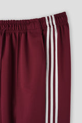 pintuck wide track pants 