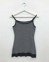 Som Striped Lace Sleeveless (4color)