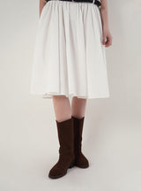 Button midi skirt