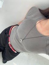 Nomad Ring Leather Necklace