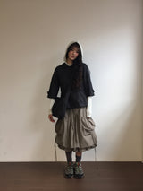 ルベンシースルーニーソックス (2color)
