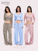 Mob Leopard Three-Piece Trading Set-up (LONG PANTS)