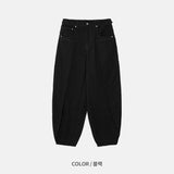 オービットスナップバルーンコットンパンツ (3 Colors)