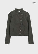 [MADE] Lesa Diagonal Cotton Jacket