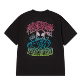 25SS GRADATION ALIEN SHORT SLEEVE T-SHIRT BLACK