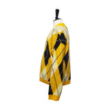 Yellow Argyle Cardigan