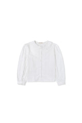 Round collar blouse
