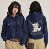 Vintage GOOREUM Archive Stitch Hood Zip-Up