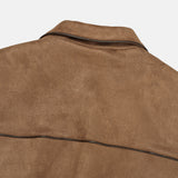 Velvety Suede Padded Jacket (2 Colors)