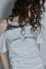 レイヤーハーフTシャツ