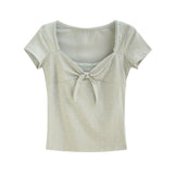 Yuni Dot Ribbon Top