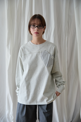 フォールドチェックロングスリーブT