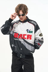 レトロエンブロイダードレーシングジャケット