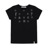ドットフェードファンシーTシャツ (Black) F25QB129