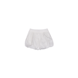 [UPDRAFT]BALLOON NYLON SKIRT WHITE