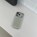 green silver bumper case