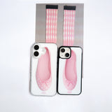 [jellyhard] pink dot shoes case 