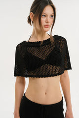 Pansy cape top