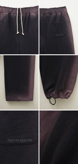 Hand Sprayed Jersey Pants (Charcoal)
