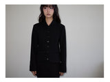 CLASSIC PADDED MINI SKIRT (BLACK)
