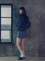 Newalrin emblem washing leather Jumper