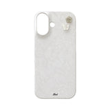 [MADE] BUTTERFLY BUTTON LACE PHONE CASE (glossy hard)