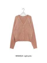 Lucie Loose-Fit Raglan V-Neck Cardigan