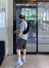 Look Wibird Supima Pigment Bermuda Pin Tuck Shorts
