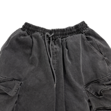 multi pigment bermuda pants