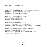 winter town pouch