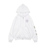 [FANCY X DUSTY] デビル＆エンジェルプリントフードジップアップ (WHITE) F25NM1003