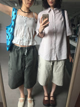ホイールカーゴバミューダパンツ (3color)