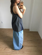 Humming Patchwork sleeveless (2color)