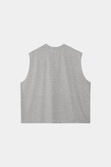 No.1222 P crop sleeveless (4color)