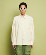 STUD CRINKLE BASIC SHIRTS